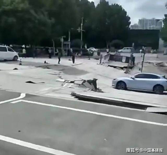 地鐵下穿漢十高鐵施工中發生地面塌陷，武漢兩家企業被約談