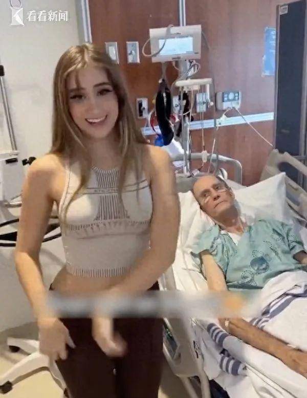 85歲富豪住院，22歲網紅女友病床前興奮熱舞：遺囑寫了自己名