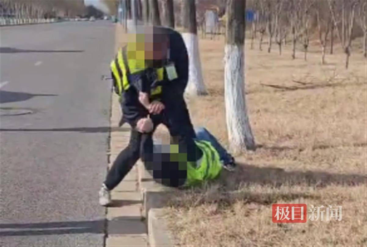 廊坊一駕考安全員將學員按在地上擊打，考場：科目三未過引發沖突，已調解