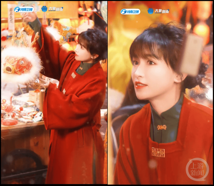 李子柒錄制河南春晚“同款漢服”爆火出圈，有網店老板自曝：是我3年前的設計作品