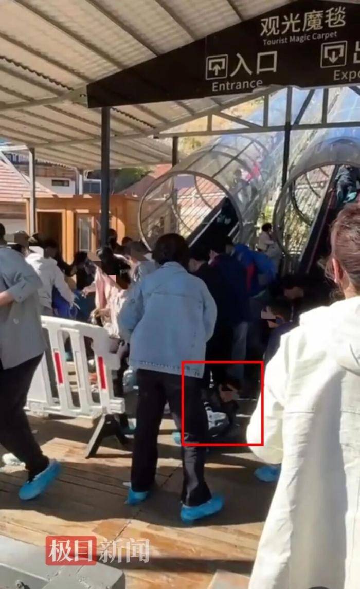 張家口一景區觀光魔毯失控，多名游客被甩出，文旅局介入調查