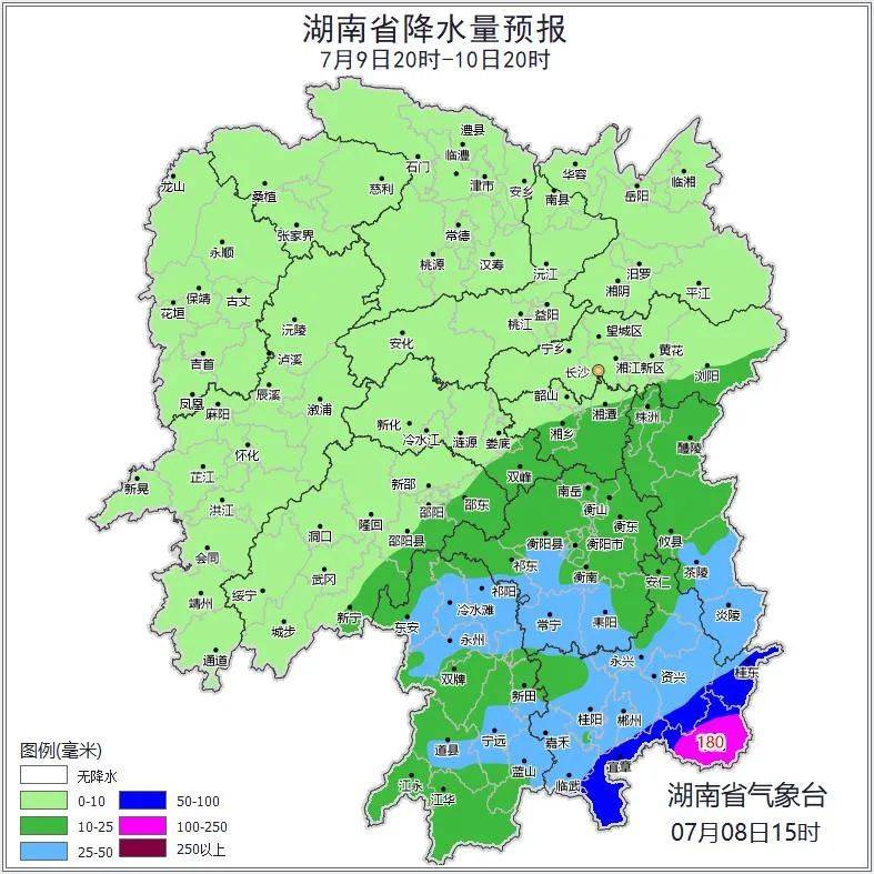 湖南氣象發布：大暴雨！10級雷暴大風！臺風“丹娜絲”路徑奇特，今晚影響湖南